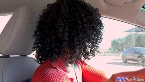 Slender ebony beauty Misty Stone got body