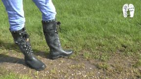 Hunter Wellies crush walk 3