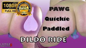 🍑 thicc pawg destroys dildo - watch my jiggly ass bounce & moan! (1080p landscape)
