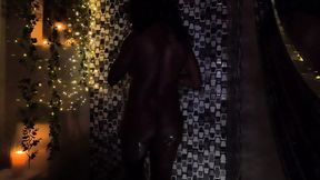 Flower Pleasure Herself in the Shower