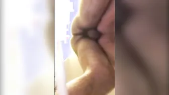 Turkish daddy barebacks his friend hard doggy style
