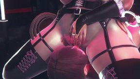 thick mature bunny face sitting on a customer in her club- 3d porn hentai