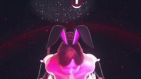 thick mature bunny face sitting on a customer in her club- 3d porn hentai