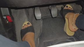 Wedge Mules & Pedals: Floor It