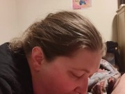 Wife swallows cum