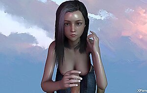 3D Porn Asian Teen handjob and blowjob Teaser anime hentai