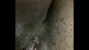 blame it on the drinks EBONY BITCH FUCK HER WET ASS PRETTY PUSSY WITH BOTTLE AND GIVES CREAMY HAPPY ENDING