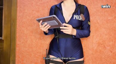 The sex-police write you a fine. Now you have to masturbation off in front of the officer