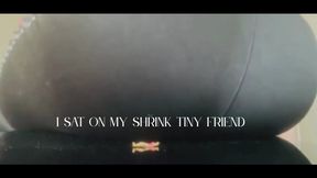 I Sat On And Ended A Cheating Slut - Unaware Giantess Ebony Ass Smothering
