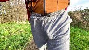 Dirty talking with my cock swinging, even when it is too cold.
