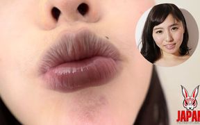 Close-up Virtual Kisses Romance: Shiho Egami's Shy but Full Naked Kisses