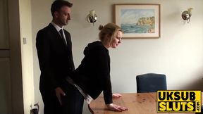 Chubby blonde MILF takes big cock in cowgirl and missionary