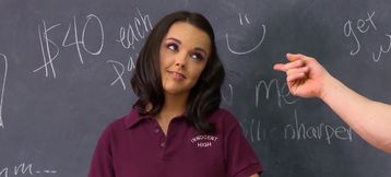 Dillion Harper Seduces Her Hot Teacher in the Classroom