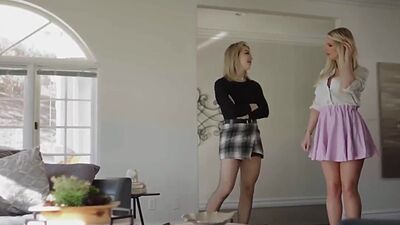 Busty real estate agent licked and fucked by her TS customer