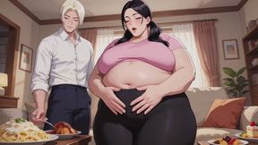 Feeder Feedee Stories #2B: Confession of My Overdue Health Update and Endless Appetite (Animated)
