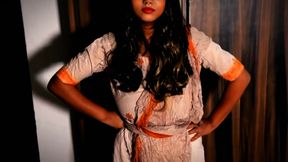 my lover fucks me after I played a horny maid for him