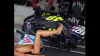 Racing car jerk off