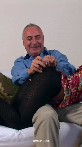 Pantyhose Jimslip Snip