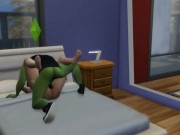hulk with japanese bbw sims 4