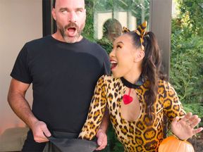 Dick or treat said hot Asian teen kitten