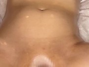 電マ挿入されて抜き差しされるGカップ美巨乳美女の動画が流出③