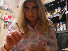 Smoking Babe Jerks You Off