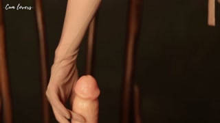 Hot Blonde with Perfect Pink Pussy Rides a Big Dildo