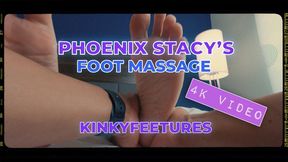 Phoenix Stacy's Foot Massage [ 4K Video ]