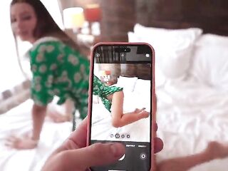 Asking Stepbro To Assist With Nudes For My BF Ended With Cum On My Face