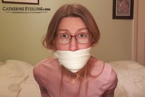0034 Gagged with Knee High Socks & Panties!
