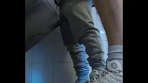 Sweat-Drenched Sneaker Boys Trade Handies in Filthy Public Restrooms – Raw Gay Action 18+