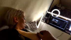 Mom's big boobs: instruction manual )) Mature whore AimeeParadise has really bigger tits and big nipples ... If this slut is properly pulled on the nipples, she has a funny orgasm!