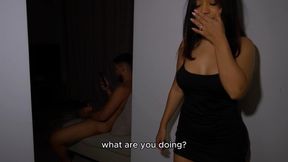I let my stepbrother use my pussy while imagining it's his best friend's - Cumshot