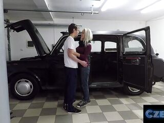 I Bang my TOYBOY Machanic in the Garage - CZECH XXX