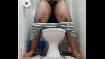 Vaibhav Jerks Off &amp_ Cums Over The Toilet