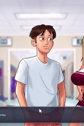 Summertime saga - Miss dewitt gave me a blowjob.