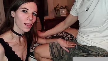 Anna sucking big ActorFab's pole