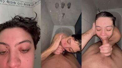 Big Latina anal in the steamy shower