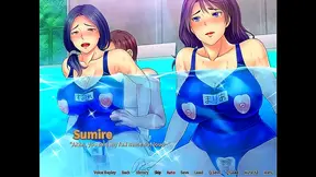 Neighbors Hot Pool Tryst Ignites Steamy Threesome Adventure