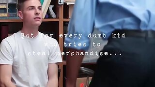 YoungPerps - Officer catches teen stealing and fucks him raw