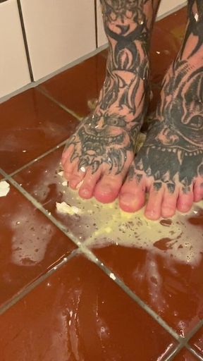 Feet Vs. Raw Egg