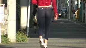 tv tights walk public