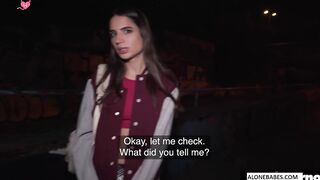 Frenchie Cuties - Candice Luciano Gets Wild With Martin Gun In A French Cafe