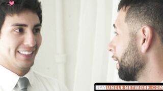 SayUncleNetwork.com - Virgin gay Mormons screw secretly in hidden spot after BJ