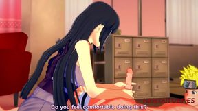 Hinata Gives Naruto A Hot Handjob, Boobjob & PussyFuck With Creampie Finish