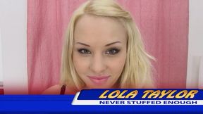 Lola Taylor fucks a big black dildo