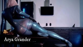 Latex Mistress Arya Grander dominates and shows off in sexy compilation