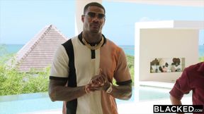 BLACKED Tiny BBC-Hungry Kelly Collins Fucks Jason&#039;s Huge Dick For Cuck Hubby