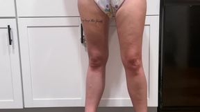Wetting my Diaper and Masturbating
