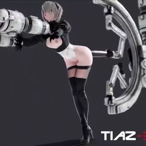 2B Held in a Fucking Machine